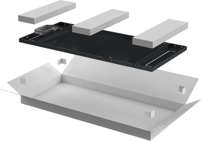Задняя панель для щита ITK Linea N LN05-18U6X-ZM (черный) -