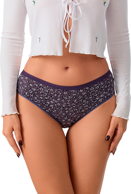 Трусы женские Mark Formelle 412427 (р.102, узор на фиолетовом) - 