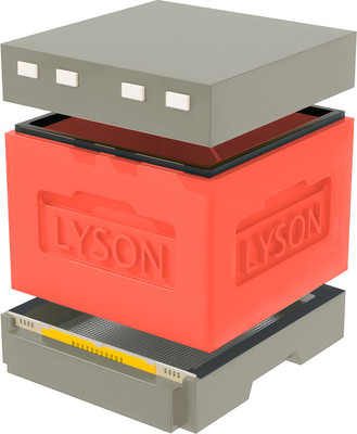 Улей Lyson Дадан На 12 Рамок / WT09RDG (красный/серый) -