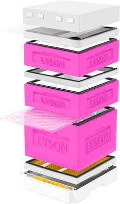 Улей Lyson Дадан На 12 Рамок / K124PW (розовый/неокрашенный) -