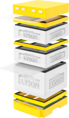 Улей Lyson Дадан На 12 Рамок / K124WY (неокрашенный/желтый) -