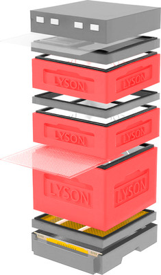 Улей Lyson Дадан На 12 Рамок / K124RDG (красный/серый) -