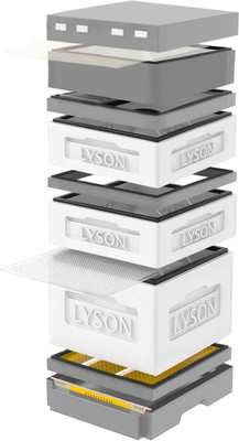 Улей Lyson Дадан На 12 Рамок / K125WG (неокрашенный/серый) -