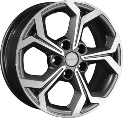 

Литой диск, KHW1606 Mitsubishi 16x6.5" 5x114.3мм DIA 67.1мм ET 46мм Gray FP
