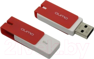 Usb flash накопитель Qumo Click 32GB (Crimson)