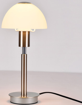 Прикроватная лампа AksHome Kaleo E14 (белый/серебристый) -