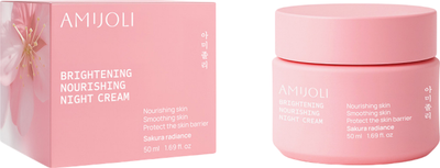 Крем для лица Amijoli Brightening Nourishing Night Cream Sakura Radiance (50мл) -