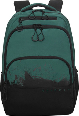 Школьный рюкзак Grizzly RU-630-2 (черный/бирюзовый) - 