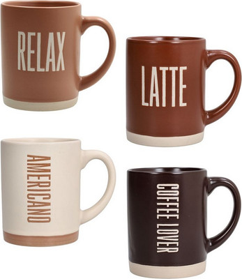 Набор кружек Tognana Cindy Barista / CY68516M299 (4шт) -