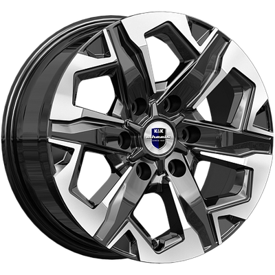 

Литой диск, Тейт КС1050 17x7.5" 6x139.7мм DIA 106.1мм ET 30мм Алмаз черный