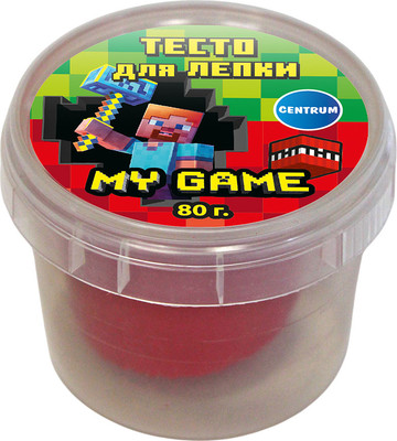 Набор для лепки Centrum Тесто. My Game / 77918 (красный) -
