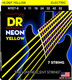 Струны для электрогитары DR Neon NYE7-9 9-52 7-Strings - 