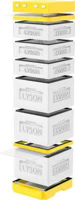 Улей Lyson Дадан На 12 Рамок / K128WY (неокрашенный/желтый) - 