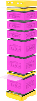 Улей Lyson Дадан На 12 Рамок / K128PY (розовый/желтый) - 