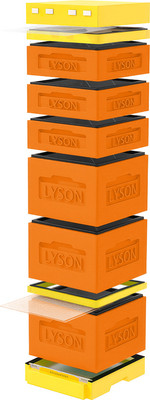 Улей Lyson Дадан На 12 Рамок / K128ORY (оранжевый/желтый) - 