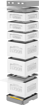 Улей Lyson Дадан На 12 Рамок / K128WG (неокрашенный/серый) - 