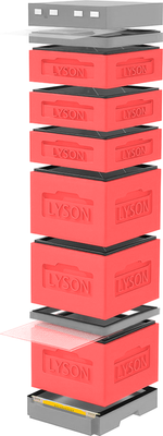 Улей Lyson Дадан На 12 Рамок / K128RDG (красный/серый) - 