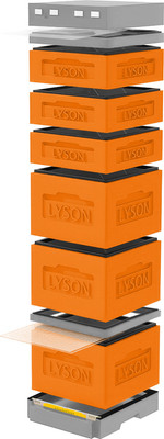 Улей Lyson Дадан На 12 Рамок / K128ORG (оранжевый/серый) - 