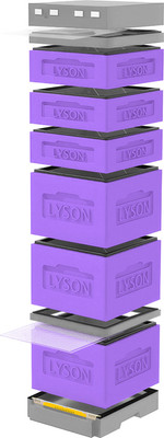 Улей Lyson Дадан На 12 Рамок / K128PUG (фиолетовый/серый) - 