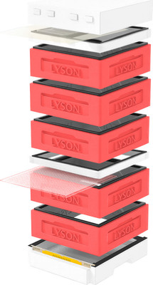 Улей Lyson Дадан На 12 Рамок / K129RDW (красный/неокрашенный) -