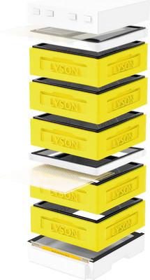 Улей Lyson Дадан На 12 Рамок / K129YW (желтый/неокрашенный) -