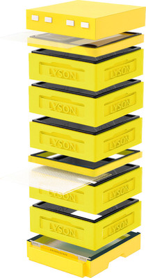 Улей Lyson Дадан На 12 Рамок / K129YY (желтый/желтый) - 