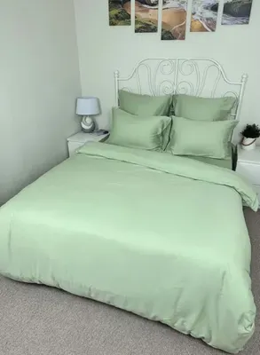 

Комплект постельного белья, Евро Темно-синяя коллекция на резинке OS-004