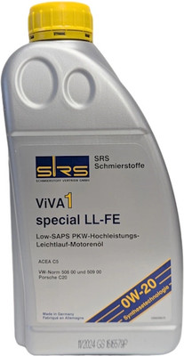 Моторное масло SRS Viva 1 Special LL-FE 0W20 (1л) -