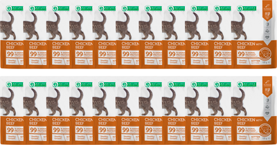 

Влажный корм для кошек, Kitten Healthy Growth с курицей и говядиной / NPUPF63656