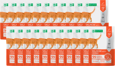 

Влажный корм для кошек, Sterilized с лососем и травами / NPUPF63659