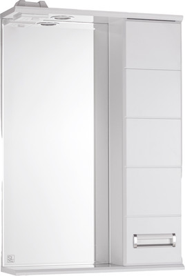 Шкаф с зеркалом для ванной Symbolite Ирис 550/С - 