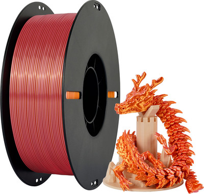 Пластик для 3D-печати Kingroon PLA Dual-Silk Pink-Golden 1.75mm / NSC034 (1кг) - 