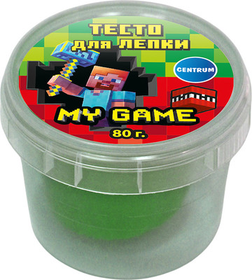 Набор для лепки Centrum Тесто. My Game / 77961 (светло-зеленый) -