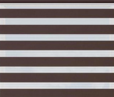 Рулонная штора Jalux День-Ночь Софт s 15 51x160 (шоколадный) -