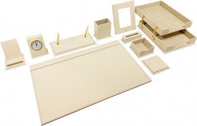 Настольный набор Uvenir Premium / 5053 (10пр, слоновая кость) -