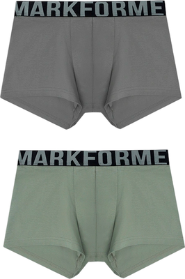 Комплект мужских трусов Mark Formelle 411124-2 (р.94-104, агава/базальт) -