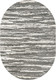 Ковер Sahan Alvita 8330A-S-D-GREY-CREAM-OVAL K25 (1x2) - 