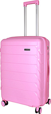 Чемодан на колесах EUROBAGS PP-N86 (M, розовый) - 