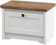 Тумба в прихожую ELVA Вилла NEM07T-1D-690/400/480 (04) (белый/дуб стирлинг) - 