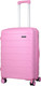 Чемодан на колесах EUROBAGS PP-N86 (L, розовый) - 