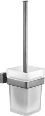 Ершик для унитаза Shevanik SG5600T (оружейная сталь/стекло) - 