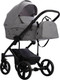 Детская универсальная коляска Bebetto Magnum Light SE 2в1 (07, светло-серый/черная рама) - 