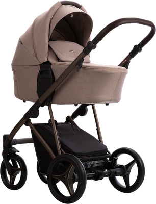 Детская универсальная коляска Bebetto Pelpasso 2в1 (02 Choco/бежевый) -