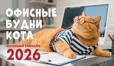 Календарь настольный Listoff Офисные котики. 2026 год / КДС62606 - 