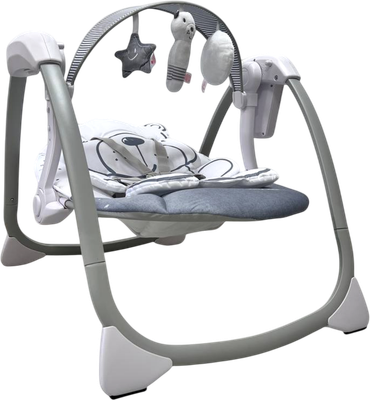 Качели для новорожденных Bubago Mastela / BG 197-2 (серый) - 