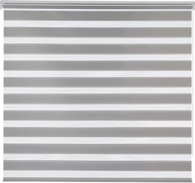 Рулонная штора Jalux День-Ночь Mic 113 75x160 (серый) - 