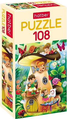 Пазл Hatber Маленькие феи / 108ПЗ4_19483 (108эл) - 