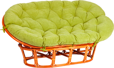 Диван садовый Tetchair Mamasan 23/02 W с подушкой (мед/олива) -