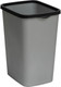 Мусорное ведро Violet Tandem 843358 (33л, сер.металлик/черный) - 