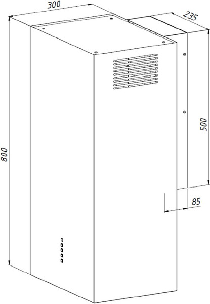 Купить Вытяжка коробчатая Akpo Terra eco 40 wk-9  